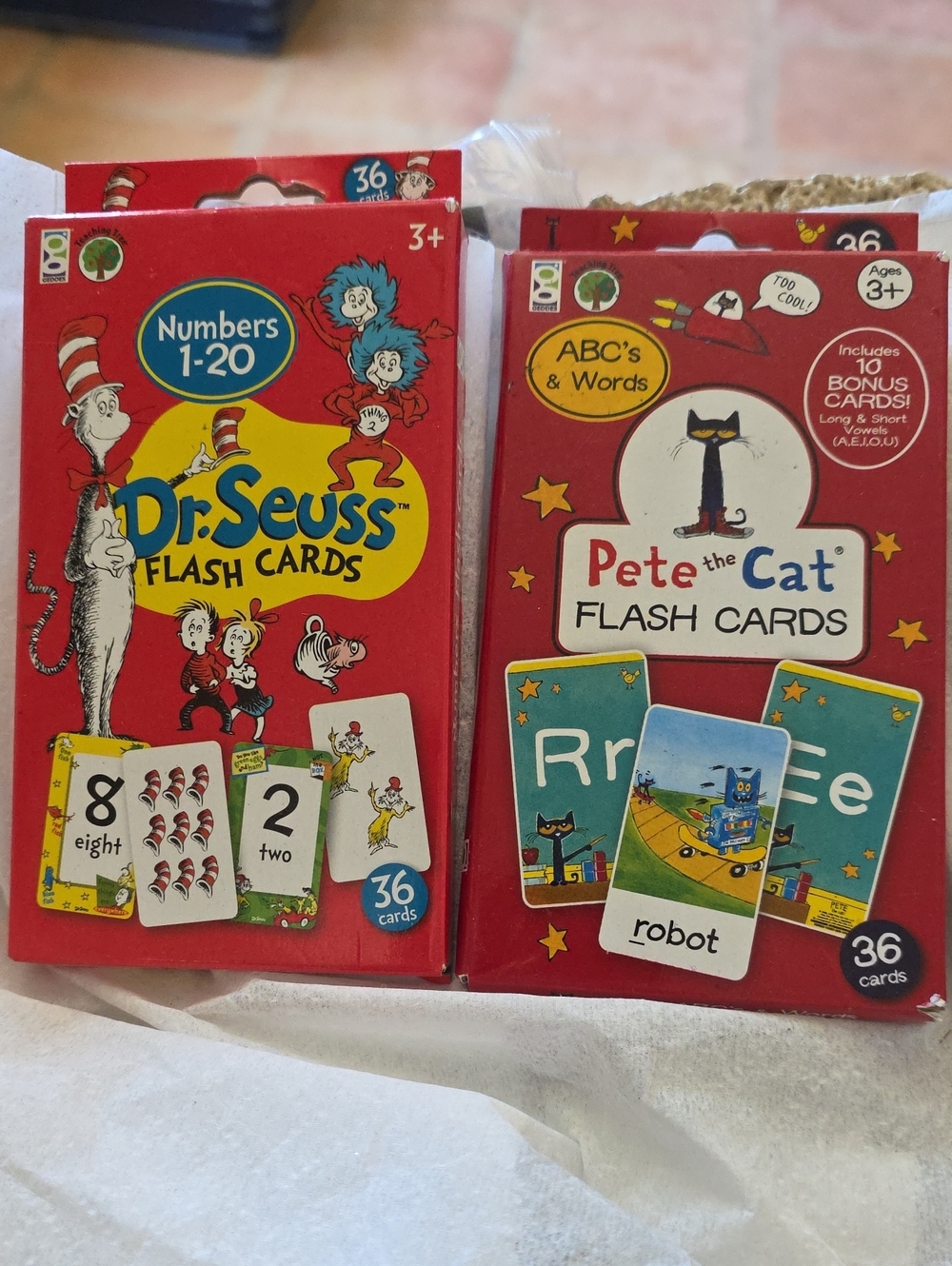 Dr. Seuss Flash Cards - Red
